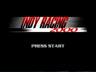 Indy Racing 2000 title screen for Nintendo 64